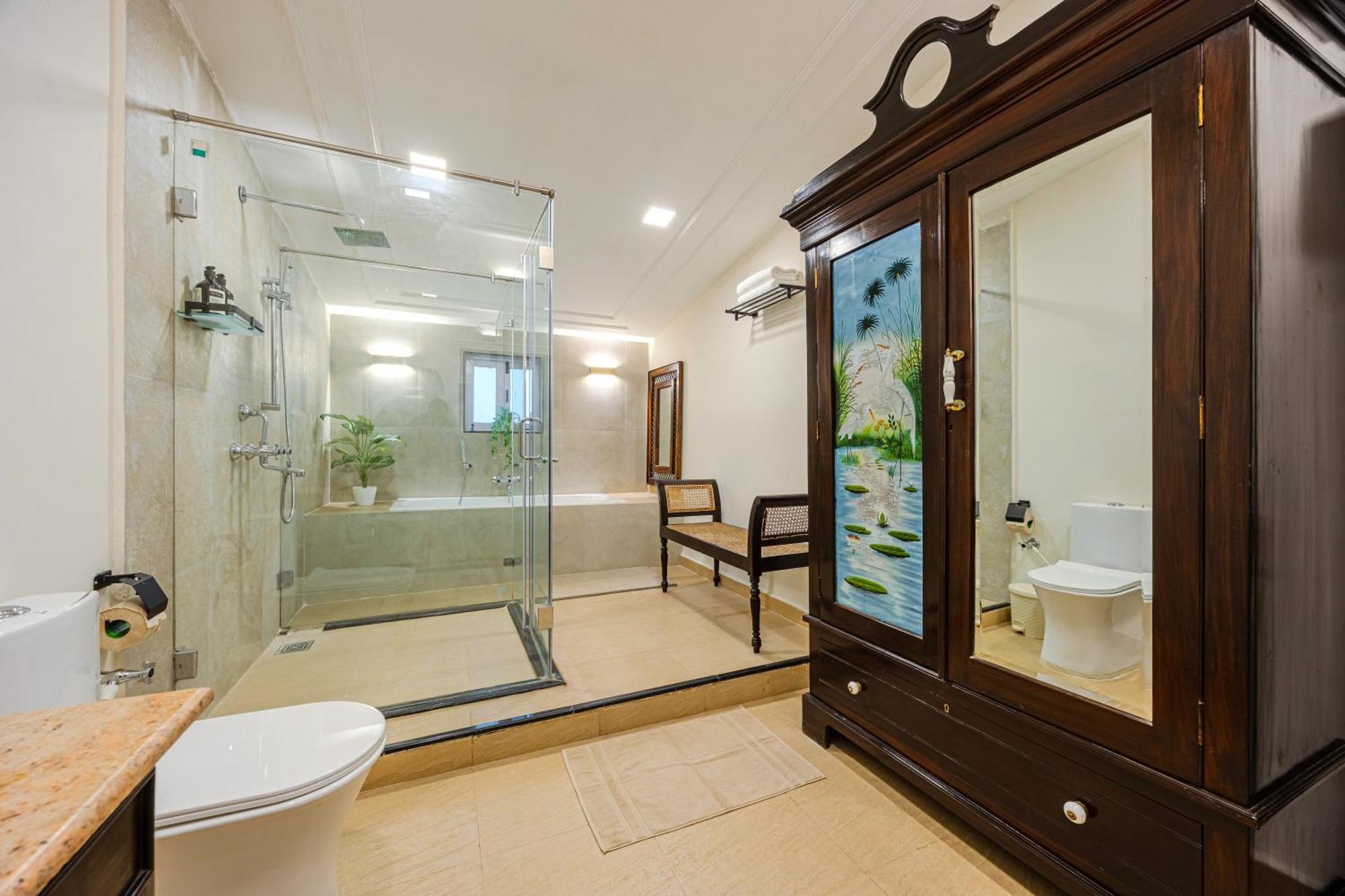Elivaas 4 Bhk Villa Near Beach With Private Pool & Bar - Casa Boa Vida Candolim Ngoại thất bức ảnh